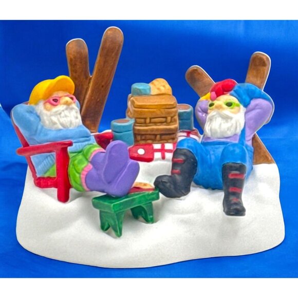 Department 56 Other - Dept 56 North Pole Village Ski Bums Coordinates Elf Mountain Ski Resort Xmas